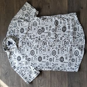 Florever 21 Men Short Sleeve Shirt Size M